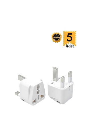 Mn6 M006 Priz Dönüştürücü/5 Adet/kıbrıs-hac Umre Prizi-g Plug Adapter-seyahat Adaptörü