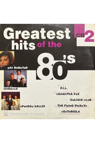 Plak Değildir Cd Dir Cd Greatest Hits Of The 80's 2 Cd