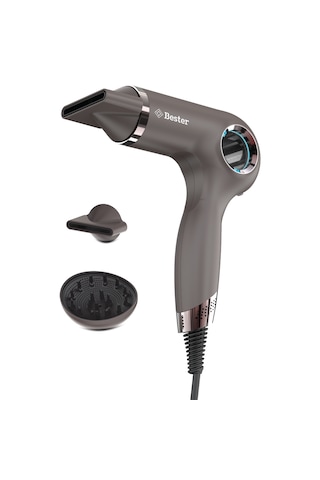 Bester Hd8002 1800 Watt Bldc Saç Kurutma Makinesi Akıllı Isı Döngüsü, Negatif İyon, Manyetik Başlık