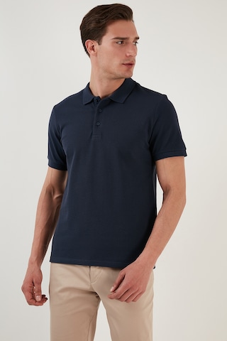 Buratti Pamuklu Regular Fit Düğmeli Erkek Polo Yaka T Shirt 5902127 Indigo
