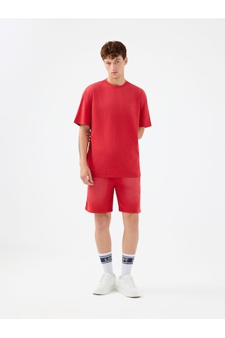 Regular Fit Erkek Şort Dark Coral