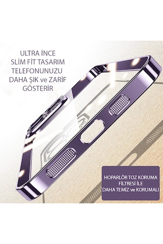 Apple Uyumlu iPhone 15 Kılıf Sararmaz Sert Şeffaf Magsafe Özellikli