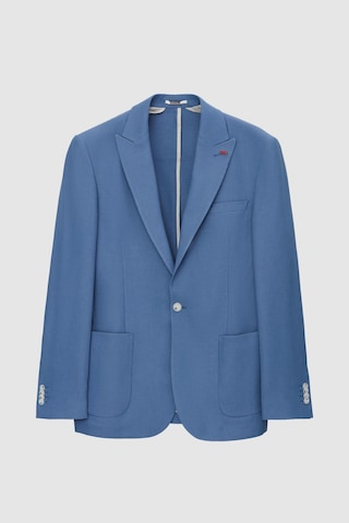 Twn Slim Fit Mavi Armürlü Uçan Blazer Kumaş Ceket 4ef04zb024092 Mavi