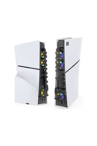 Ps5 Slim Kasa Soğutucu Fan Rgb Işıklı Dobe-tp5-3538s