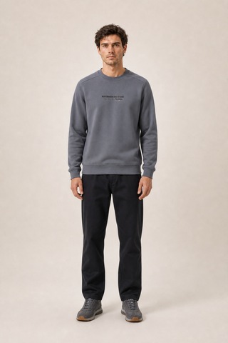 Redline Takes Bisiklet Yaka Kışlık Regular Fit Sweatshirt Antrasit
