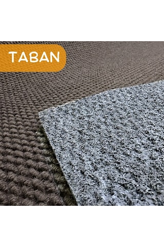 Çelik Halı Kaymaz İş Ofis Araç Oto Paspas 9mm Kahverengi Kahverengi