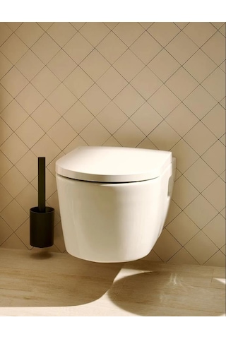 Hansgrohe Wallstoris Tuvalet Fırçası Satin Siyah 27927670