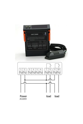 SHT2000 220v 10A Isı ve Nem Kontrolörü
