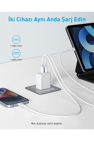 Anker 312 20w Wall Charger 2 Ports - A2348