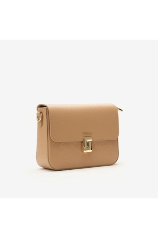 D81 Warm Beige Omuz Çantası Kadın Renza Piumelli Milano Bag Bej