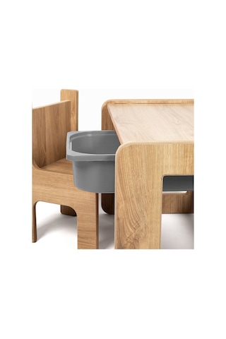 Çocuk Oyun, Aktivite Ve Etkinlik Masası, Ceviz-gri, 18mm 1.sınıf Ceviz