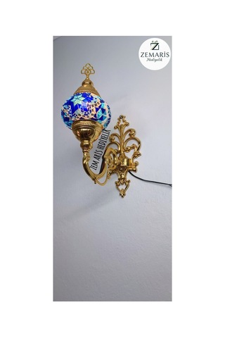 Gold Renk El Yapımı Aplik Lacivert - 786447253 Lacivert