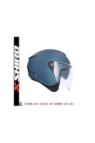 Shiro Jet&Ofc Ibiza M.C Sv Motosiklet Kaskı Nardo