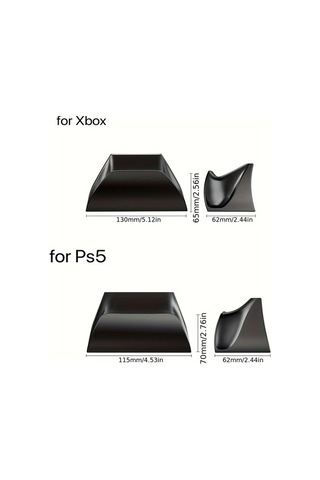 Elmpaly Pembe Xbox Oyun Kumandası Standı Dayanıklı Siyah Beyaz