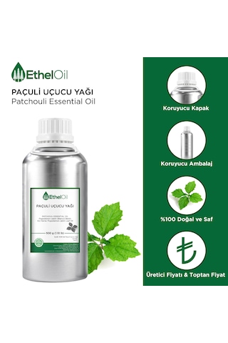 Paçuli Uçucu Yağı - 500 Gr - %100 Saf Ve Doğal Uçucu Yağ 500 G