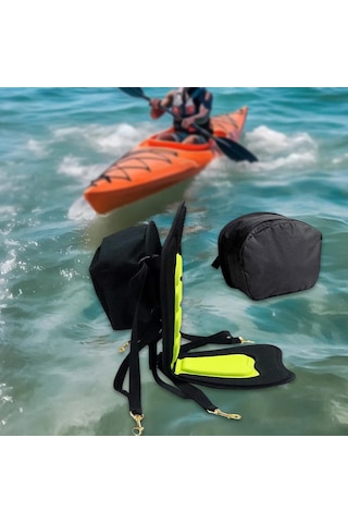 Suntek Kayak Koltuk Arkası Çantası Kürek Çekme Rafting Siyah