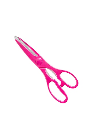 Rooc 9110 Çok Amaçlı Mutfak Makası - 25 Cm. - Pembe