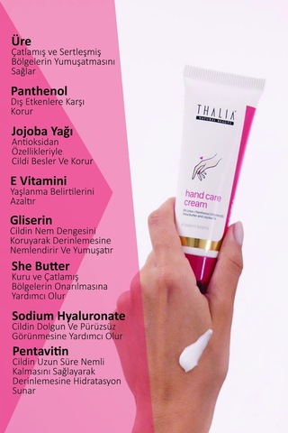 Thalia Shea Butter & Jojoba Oil Onarıcı El Bakım Kremi 75 ML