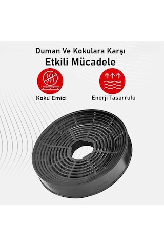 Esty İle Uyumlu 1390 Davlumbaz Aspiratör Karbon Filtresi