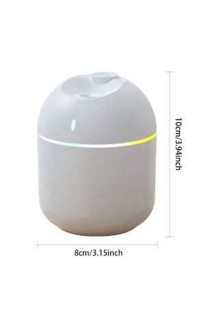 270 Ml Hava Nemlendirici Serin Mist Aroma Yayıcı Led Gece Lambası Kapanma Ev Pink