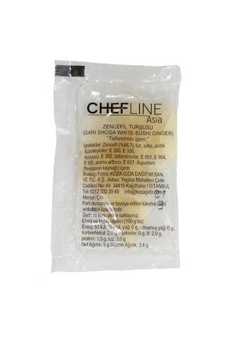 Chefline Asia Gari Shoga Saşe Zencefil Turşusu 100 x 12 G