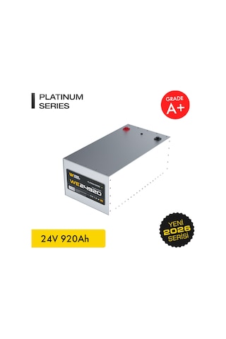 Werer Energy 24V 920Ah LiFePO4 Platinum Series Bluetooth'lu Lityum Demir Fosfat Akü