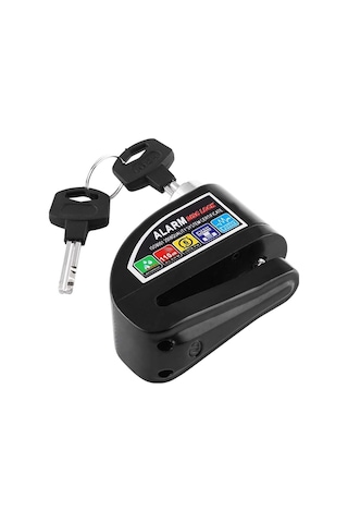 Motosiklet Disk Kiliti Alarmlı Çok Renkli