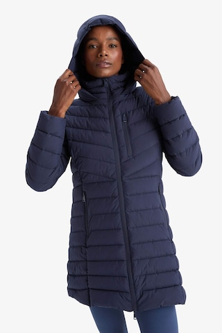 Defacto Defactofit Su İtici Regular Fit Kapüşonlu Şişme Parka Mont C6035ax25wnnv251 Lacivert-nv251