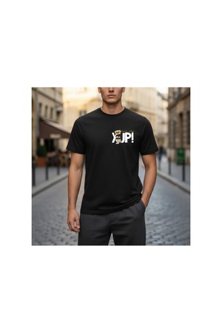 Urbantrendstore Unisex Sade Basic Yazlık Siyah Tshirt Oversize Fit Rahat Geniş Salaş T-shirt Günlük Tişört Siyah