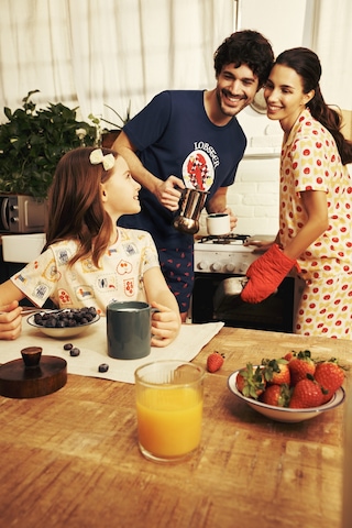 Penti Renkli Pasta Time Gömlek Pantolon Pijama Takımı
