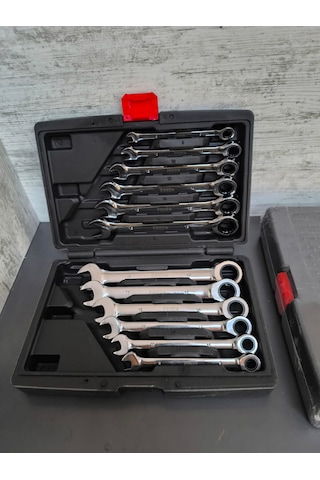 Melzohome Mafsallı Cırcır 12 Parça 72 Diş Kombine Takım Çantası 8