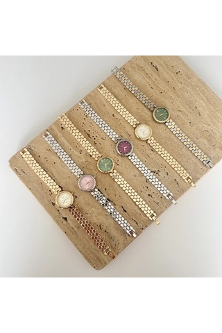 Savior Collection Anka Gold Beyaz Saat