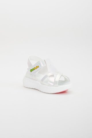 Şirinbebe Şiringenç Yüz Direkli Çapraz Bantlı Ortopedik Sedef Kız Bebek Kız Çocuk Sandalet-3092-sedef Sedef