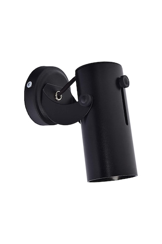 Mimarled Rozanslı GU10 Duylu Ampulsüz Siyah Duvar Armatür