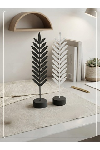 Minimalist İkili Yaprak Dekor Seti Diğer