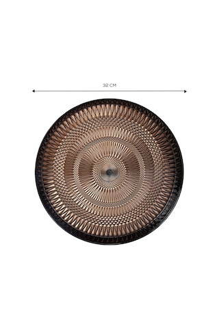 Karaca Palermo Cam Tepsi Bakır 32 CM