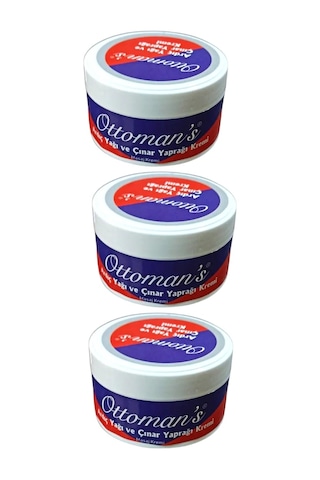 Ottomans Ardıç ve Çınar Yaprağı Kremi 3 x 100 ML Ottomans Ardıç ve Çınar Yaprağı Kremi 3 x 100 ML