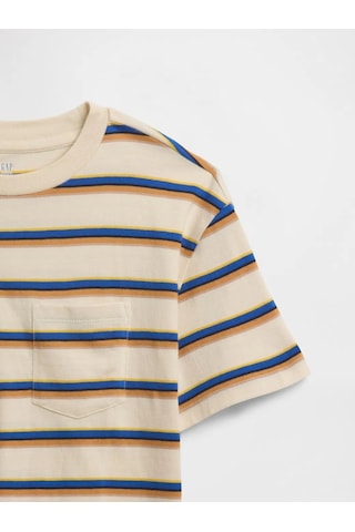 Gap V-spr Pocket Crew Tee Lacivert