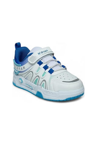 Bluefeet Ndr Beyaz Sax Erkek Çocuk Sneaker Spor Ayakkabı Beyaz - Saks Mavi