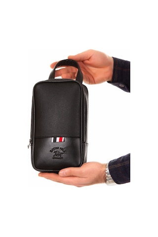 Tuldar Erkek Portföy Clutch Kozmetik Bakım Ve Günlük El Çantası Tul234 Siyah