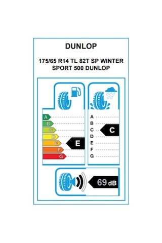 Dunlop 175/65 R14 82T Sp Winter Sport 500 Kış Lastiği 2021