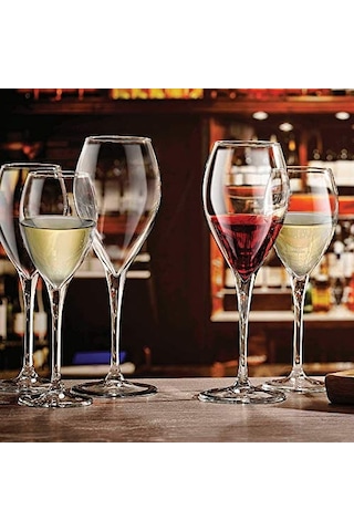 Paşabahçe Dajar 64657 Monte Carlo 6 X Kırmızı Şarap, 265 Ml Ahşap