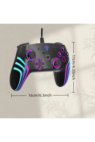 Elmpaly Beyaz Oyun Kumandası Titreşimli Xbox 360 Pc Ps4 Ps3 Switch Uyumlu