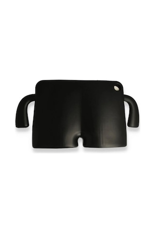 Apple İpad Pro 11 2021 Kılıf Karakter Tablet Silikon - Siyah Arka Kapak