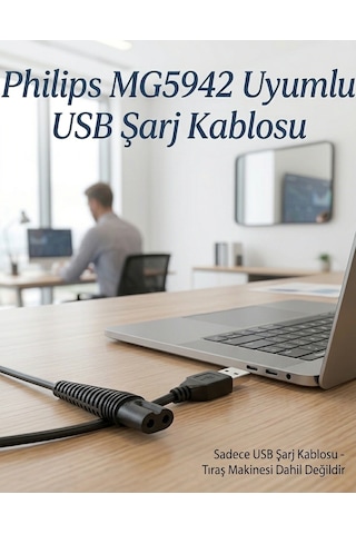 Braun 3 Serisi 300 Vtgrn 5v Usb Şarj Kablosu