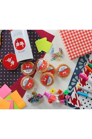 Vege Retro 12x33 Cellulose Tape Selefon Bant 12 Adet 12