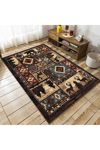80x160cm Rustik Oturma Odası Halı - Koleksiyon