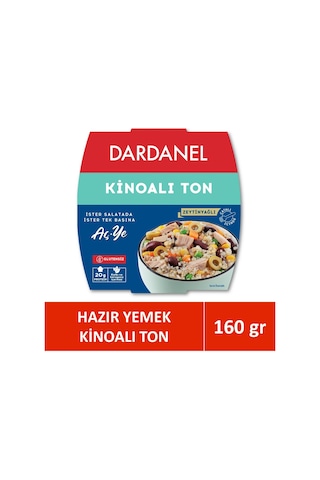 Dardanel Aç Ye Kinoalı Ton Balığı 160 G Dardanel Aç Ye Kinoalı Ton Balığı 160 G