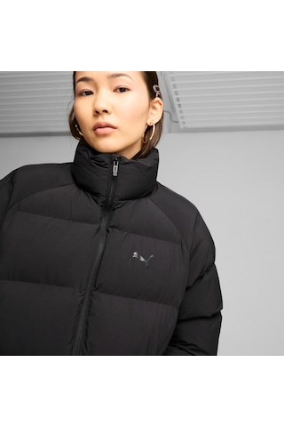 Puma Mono Kadın Siyah Dik Yaka Mont Siyah