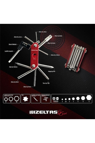 İzeltaş 13000005376 Bisiklet Tamir Onarım Seti 3 Parça